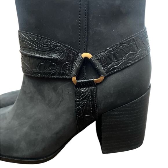 NWOT Vionic Vienne Carnelia Over the Ankle Black Boots Sz 9 - Picture 10 of 11